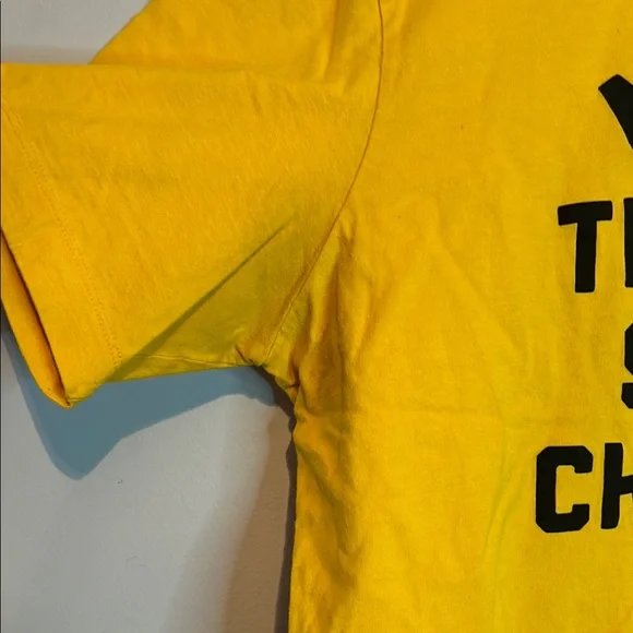 Nike Yellow Tee with Black Text - Picture 8 of 8